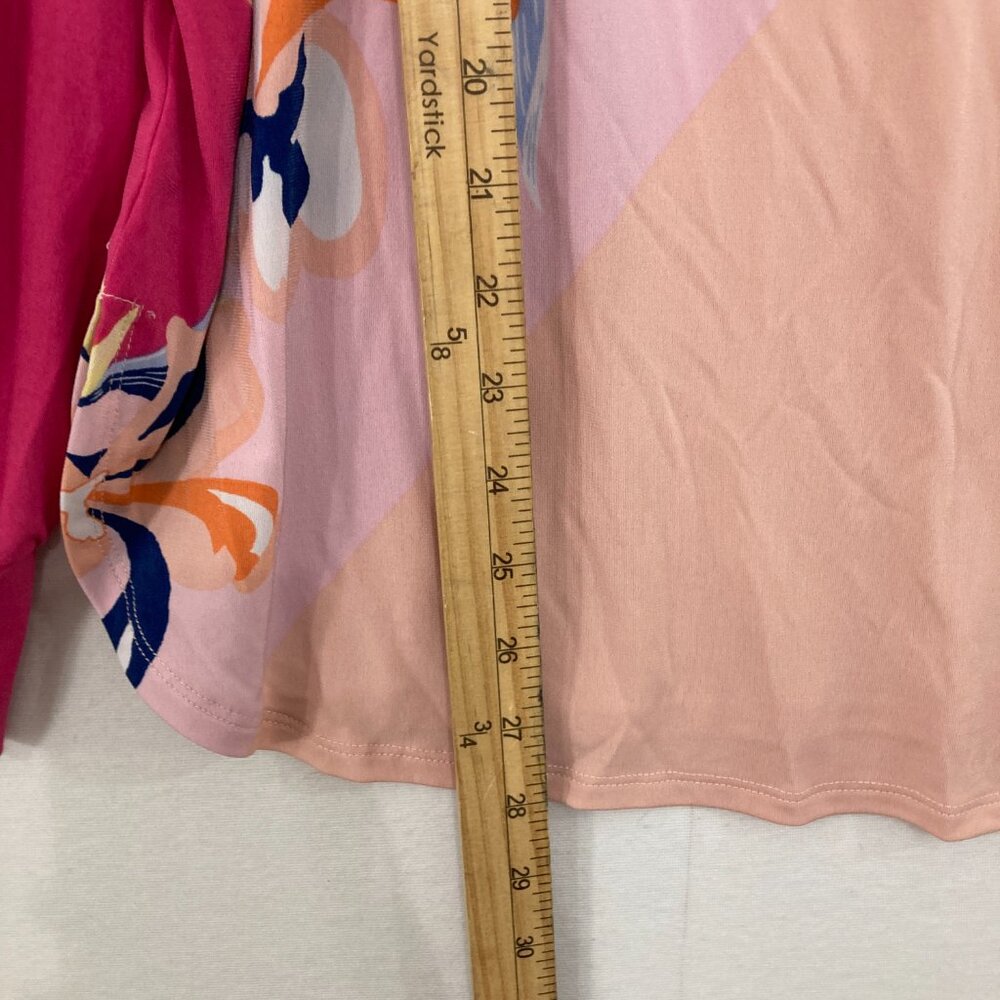 Jm Collection Top Size Xl Multi Color Stretch Kni… - image 5